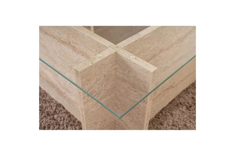 Sofabord Haruto Travertin - Travertin - Møbler - Bord - Sofabord