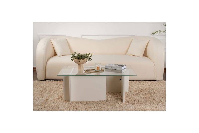 Sofabord Haruto Trehvit - Trehvit - Møbler - Bord - Sofabord