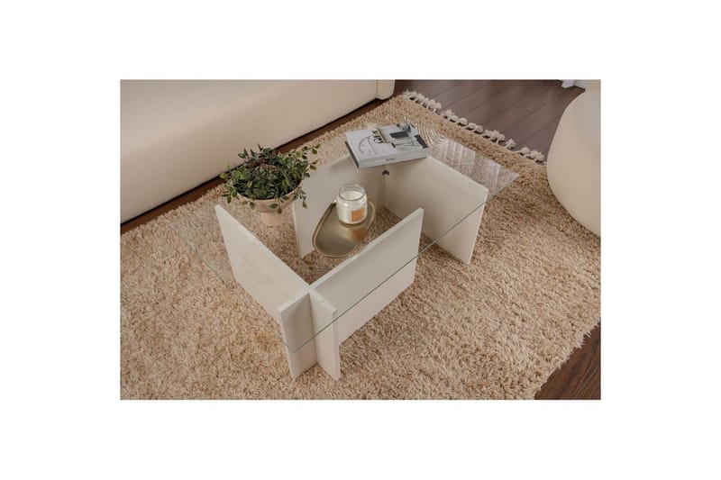 Sofabord Haruto Trehvit - Trehvit - Møbler - Bord - Sofabord