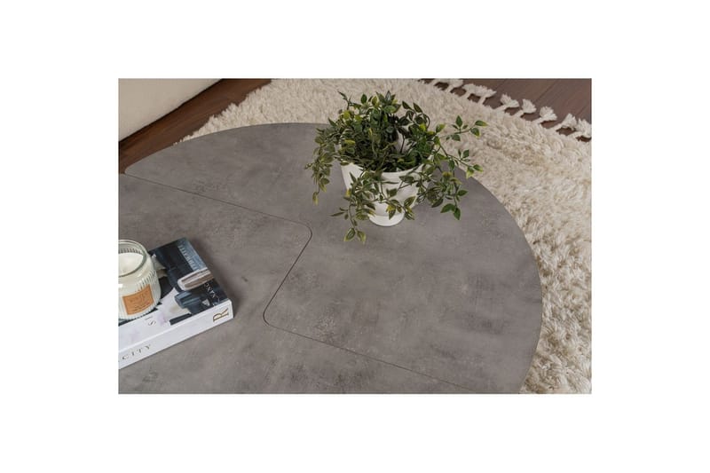 Sofabord Haruya Betonggrå - Betonggrå - Møbler - Bord - Sofabord