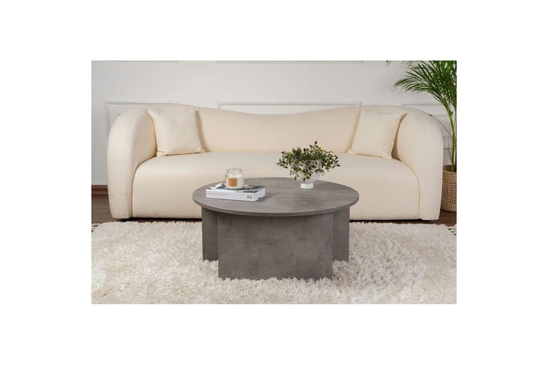 Sofabord Haruya Betonggrå - Betonggrå - Møbler - Bord - Sofabord