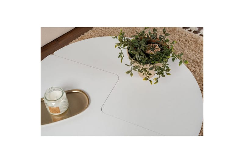 Sofabord Haruya Naturlig Hvit - Naturlig Hvit - Møbler - Bord - Sofabord
