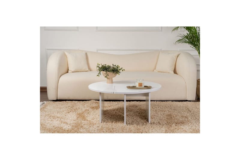 Sofabord Haruya Naturlig Hvit - Naturlig Hvit - Møbler - Bord - Sofabord