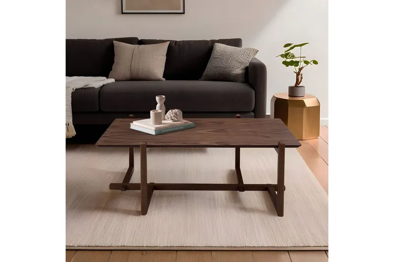 Sofabord Harven Valnøtt - Mellomfarget tre - Møbler - Bord - Sofabord