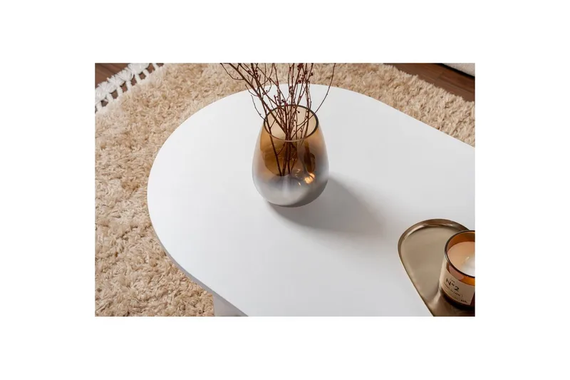 Sofabord Hasina Hvit - Hvit - Møbler - Bord - Sofabord