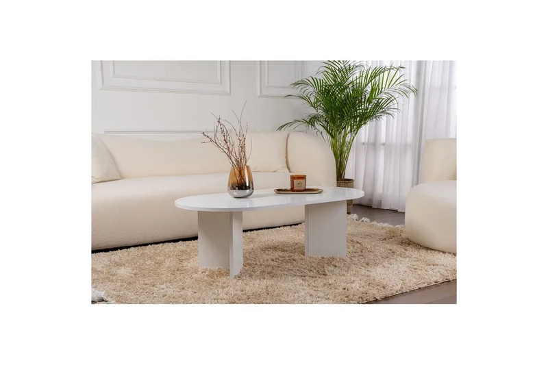 Sofabord Hasina Hvit - Hvit - Møbler - Bord - Sofabord