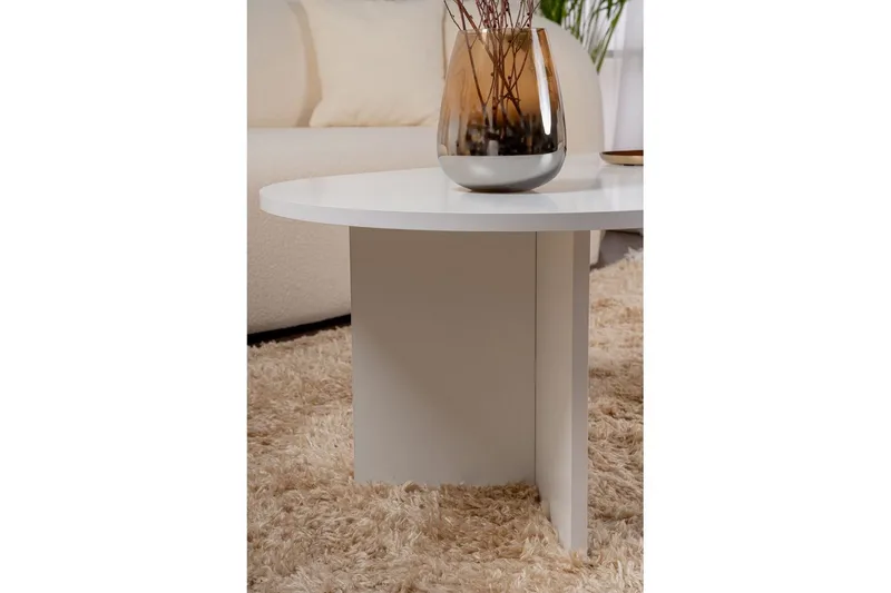 Sofabord Hasina Hvit - Hvit - Møbler - Bord - Sofabord