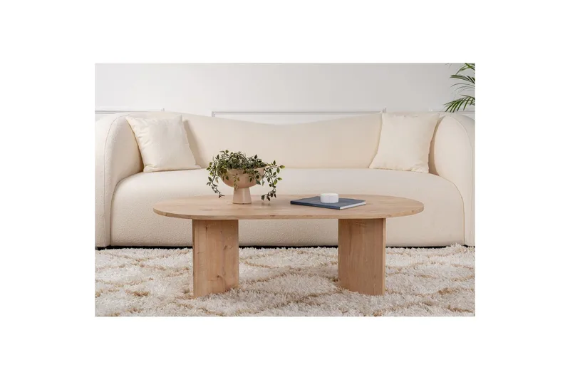 Sofabord Hasina Safir Eik - Safir Eik - Møbler - Bord - Sofabord