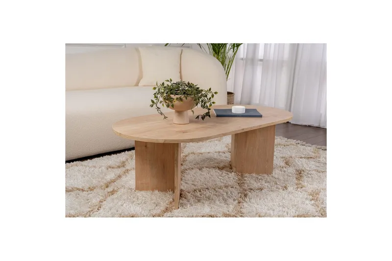 Sofabord Hasina Safir Eik - Safir Eik - Møbler - Bord - Sofabord