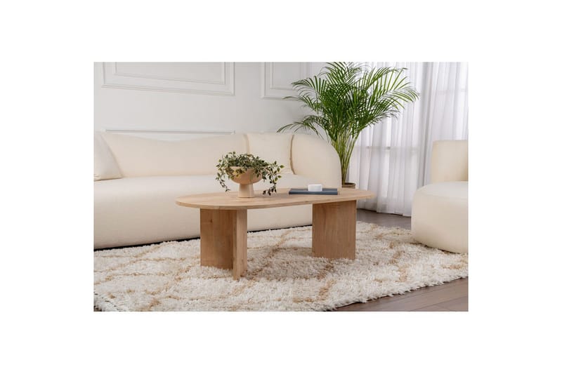 Sofabord Hasina Safir Eik - Safir Eik - Møbler - Bord - Sofabord