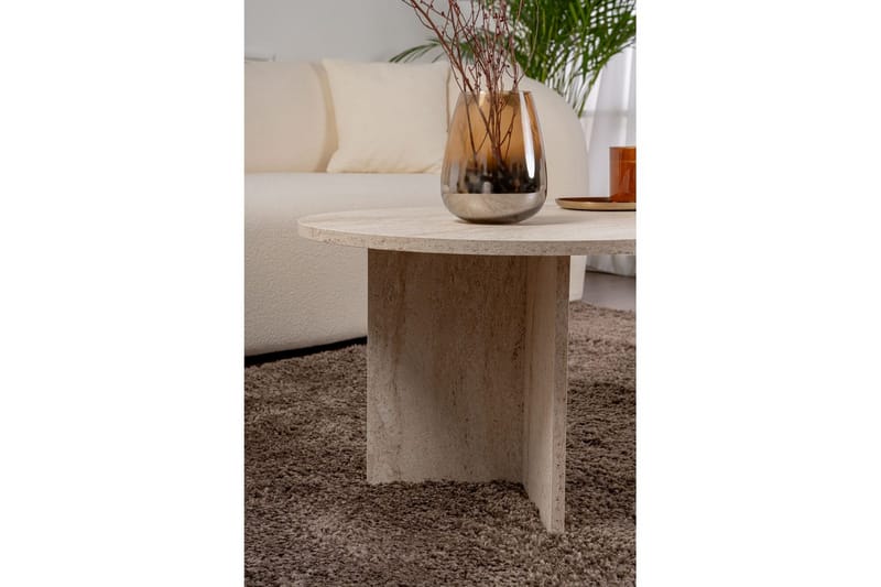 Sofabord Hasina Travertin - Travertin - Møbler - Bord - Sofabord