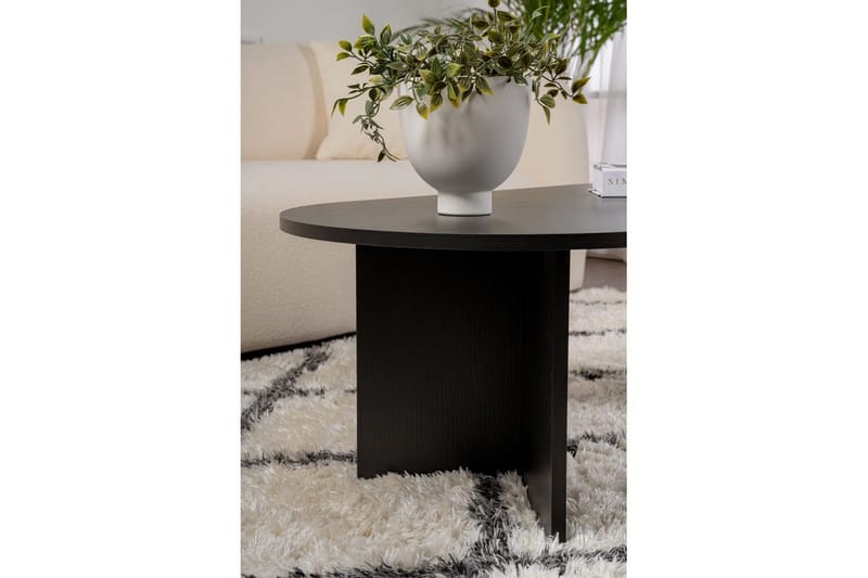 Sofabord Hasina Tre Svart - Tre Svart - Møbler - Bord - Sofabord