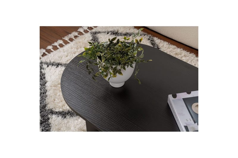 Sofabord Hasina Tre Svart - Tre Svart - Møbler - Bord - Sofabord