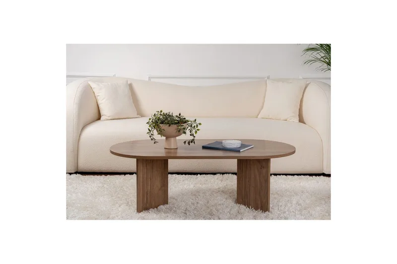 Sofabord Hasina Valnøtt - Valnøtt - Møbler - Bord - Sofabord