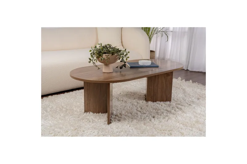 Sofabord Hasina Valnøtt - Valnøtt - Møbler - Bord - Sofabord