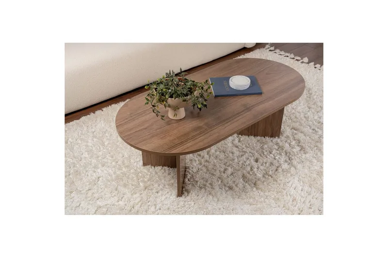 Sofabord Hasina Valnøtt - Valnøtt - Møbler - Bord - Sofabord