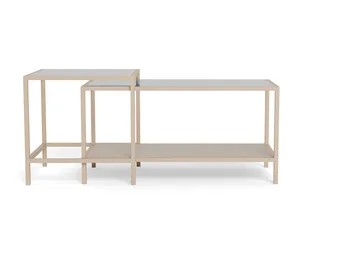 Hasslevik salongbord 90 cm - Klar/grå - Møbler - Bord - Sofabord