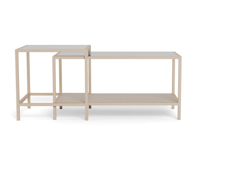 Hasslevik salongbord 90 cm - Klar/grå - Møbler - Bord - Sofabord