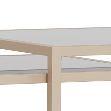 Hasslevik salongbord 90 cm - Klar/grå - Møbler - Bord - Sofabord