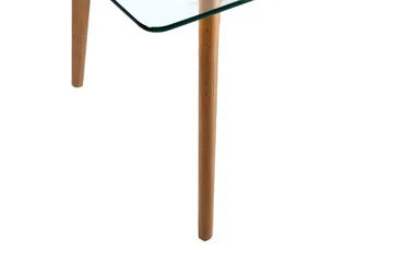 Helena Sofabord 120 cm - Glass/Tre/Natur - Møbler - Bord - Sofabord