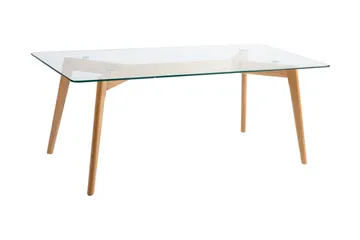 Helena Sofabord 120 cm - Glass/Tre/Natur - Møbler - Bord - Sofabord