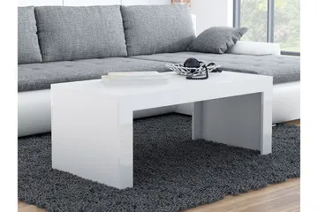 Hisako 120 cm Rektangulært Salongbord i Tre - Hvit - Møbler - Bord - Sofabord