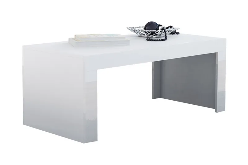 Hisako 120 cm Rektangulært Salongbord i Tre, Hvit