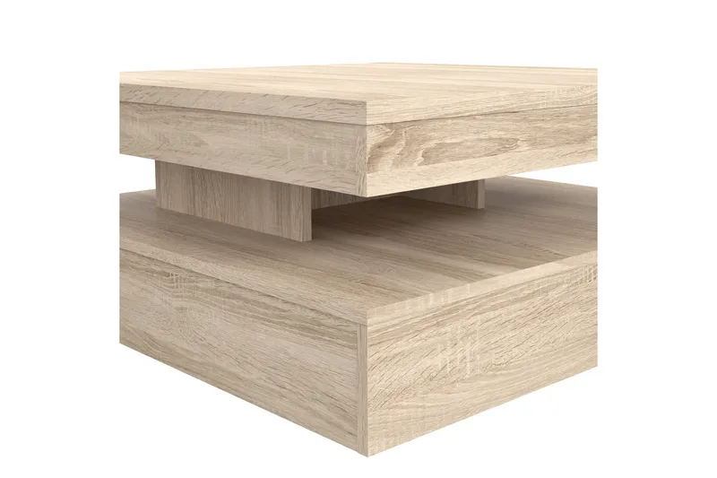 Holmeswood Sofabord 78 cm med Oppbevaringshylle - Brun - Møbler - Bord - Sofabord