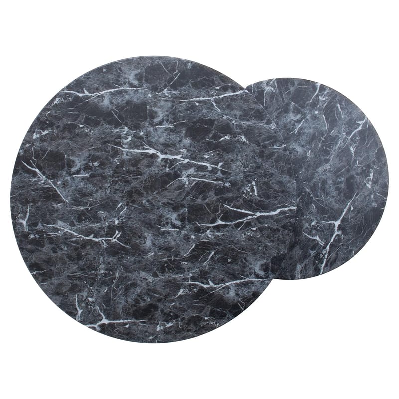 Sofabord HOME4YOU AKIRA 2 stk. sett 80x45 cm 60x37 cm Mørk grå - Mørkegrå - Møbler - Bord - Sofabord