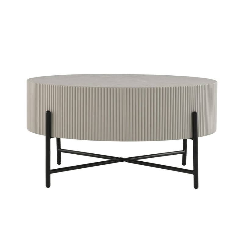 Sofabord HOME4YOU Asher D80x40 cm grå - Grå - Møbler - Bord - Sofabord