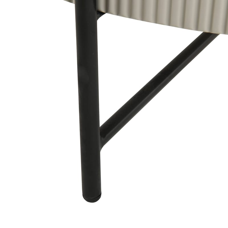 Sofabord HOME4YOU Asher D80x40 cm grå - Grå - Møbler - Bord - Sofabord