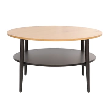 Sofabord HOME4YOU Hector ask/svart 80x80x45 cm - ask/svart - Møbler - Bord - Sofabord