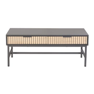 Sofabord HOME4YOU Helve 100x48x40 cm melamin - svart / lyst tre - Møbler - Bord - Sofabord