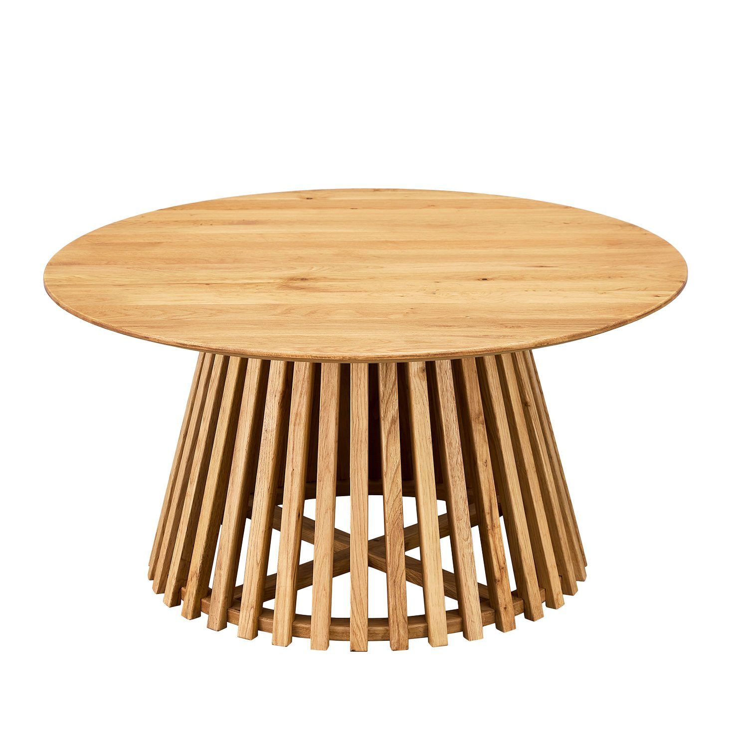 Sofabord HOME4YOU Spilebord D80x40 cm alm - alm