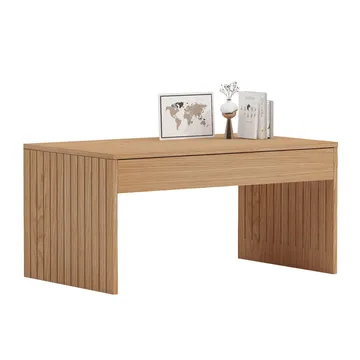 Sofabord HOME4YOU Sunny 100x60x50 cm melamin eik - Melamin eik - Møbler - Bord - Sofabord