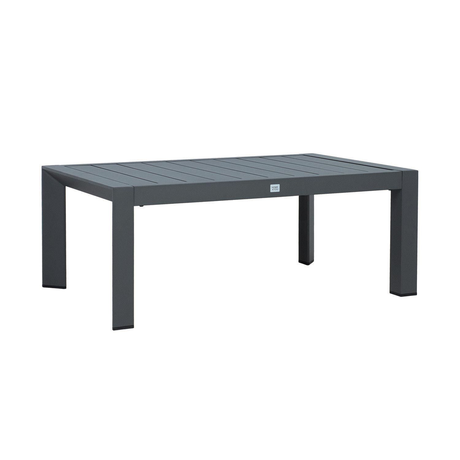 Sofabord HOME4YOU Tomson 116x70x45 cm mørk grå - Mørkegrå