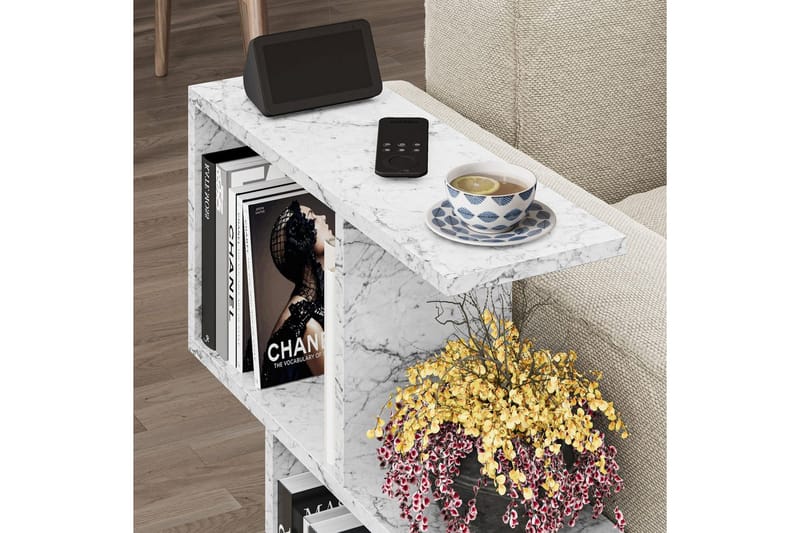 Sofabord Homemania Carrara Marmor - Carrara Marmor - Møbler - Bord - Sofabord
