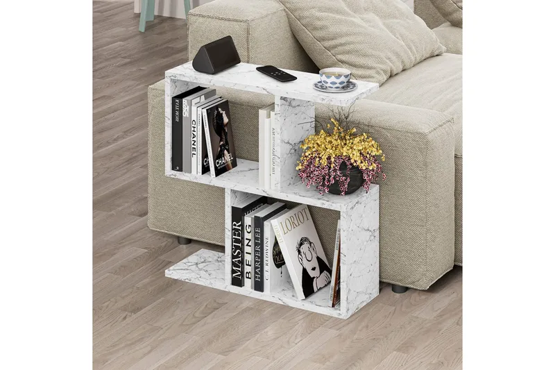 Sofabord Homemania Carrara Marmor - Carrara Marmor - Møbler - Bord - Sofabord