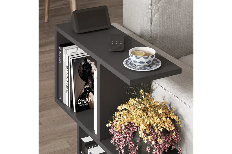 Sofabord Homemania Silkemyk Svart - Silkemyk Svart - Møbler - Bord - Sofabord