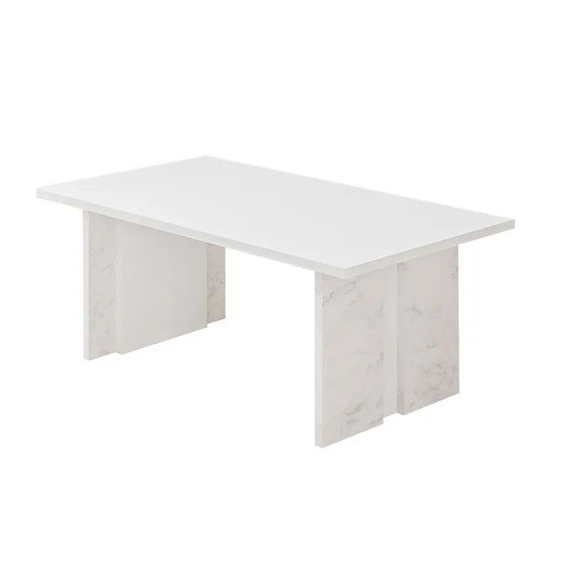 Sofabord Homitis Ravello (90 x 40 x 50 cm) Hvit marmor, undefined