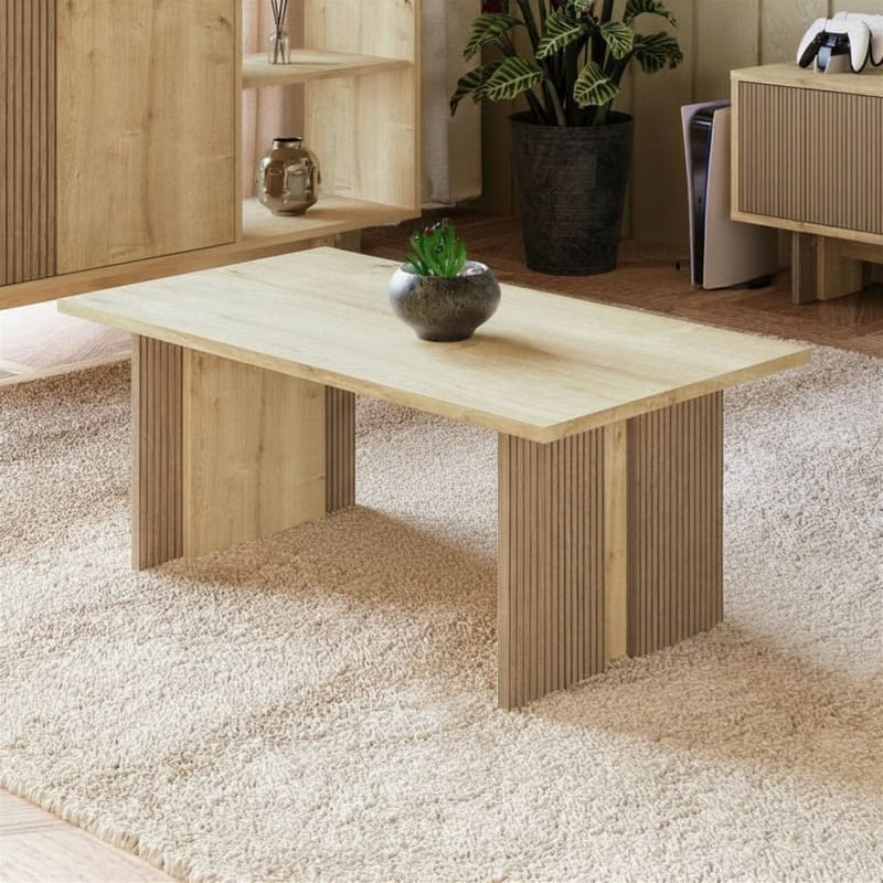 Sofabord Homitis Ravello (90 x 40 x 50 cm) Sapphire Oak - Møbler - Bord - Sofabord