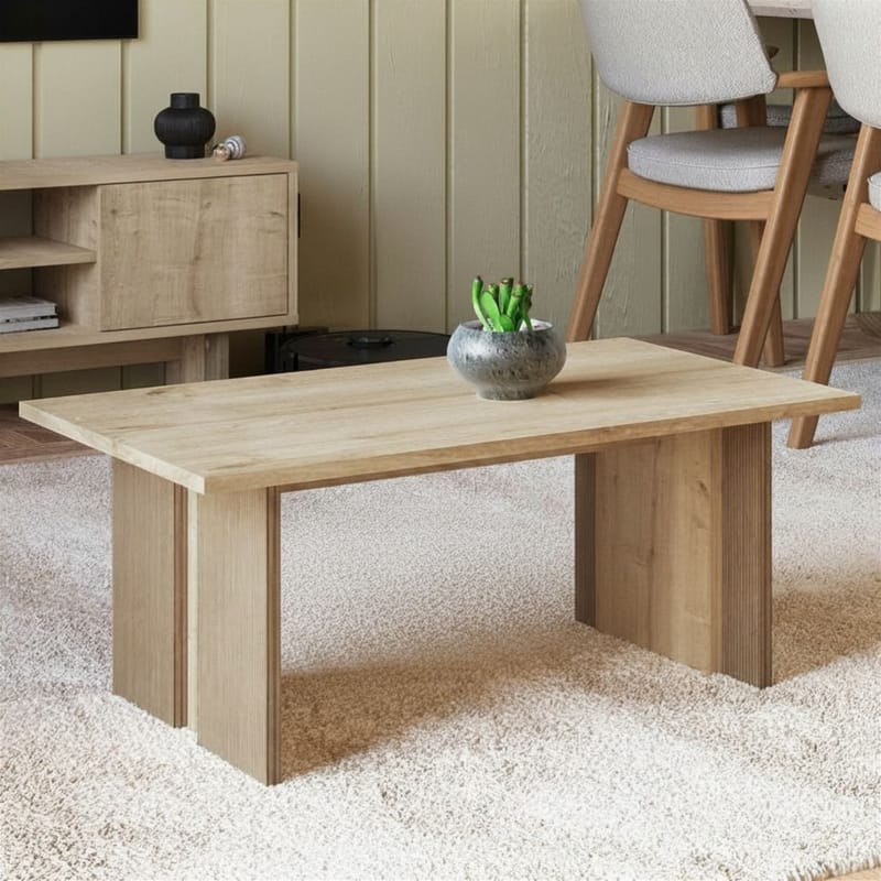 Sofabord Homitis Ravello (90 x 40 x 50 cm) Sapphire Oak - Møbler - Bord - Sofabord