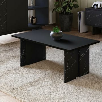 Sofabord Homitis Ravello (90 x 40 x 50 cm) Svart marmor - Møbler - Bord - Sofabord