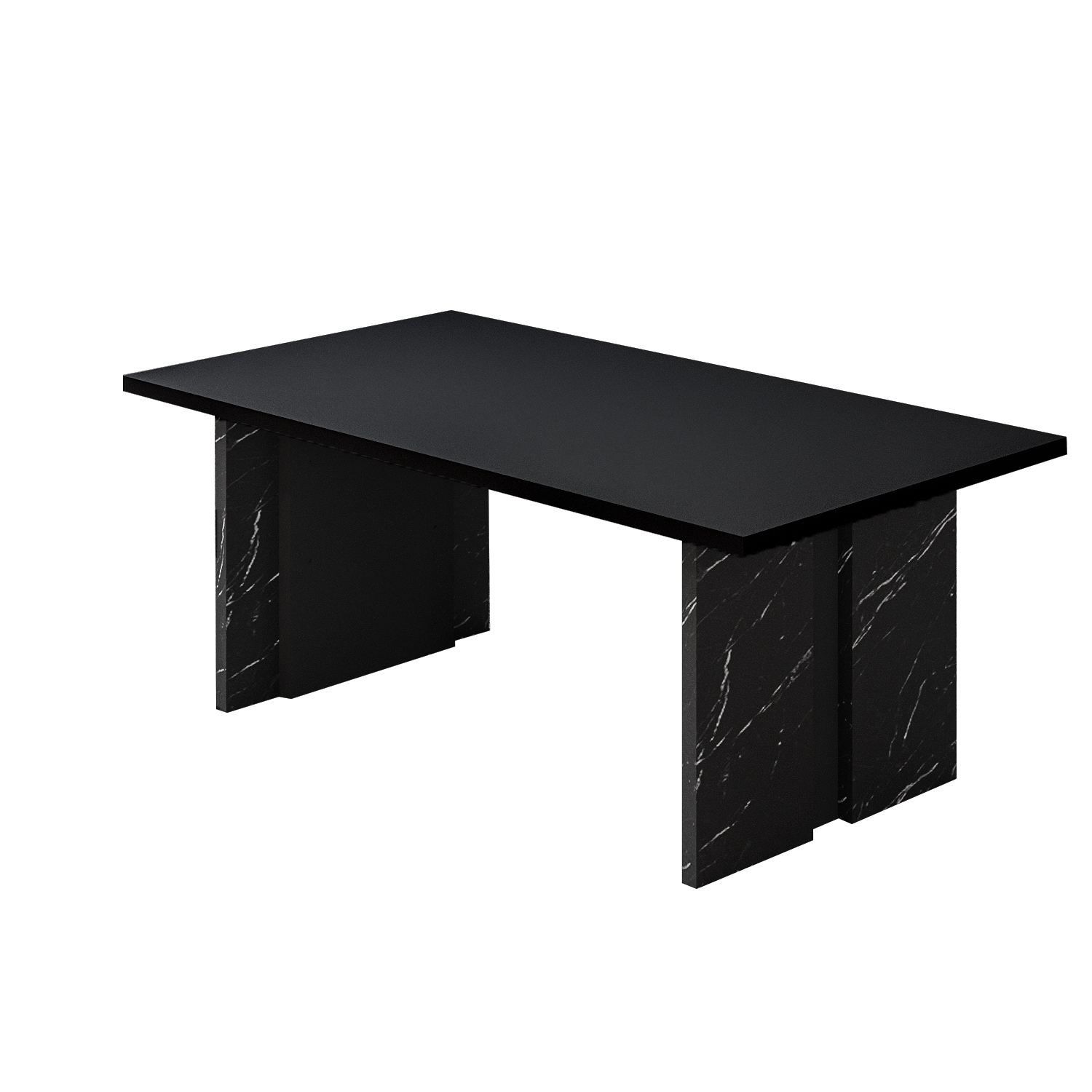 Sofabord Homitis Ravello (90 x 40 x 50 cm) Svart marmor -