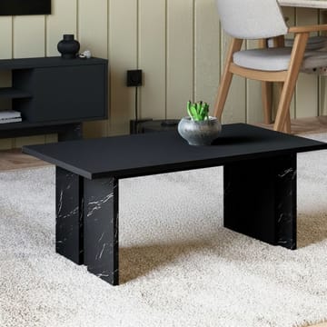 Sofabord Homitis Ravello (90 x 40 x 50 cm) Svart marmor - Møbler - Bord - Sofabord