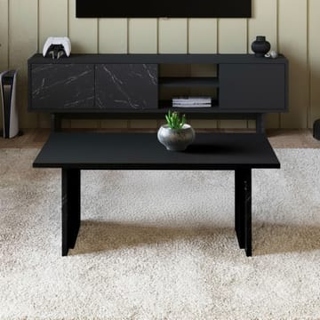 Sofabord Homitis Ravello (90 x 40 x 50 cm) Svart marmor - Møbler - Bord - Sofabord