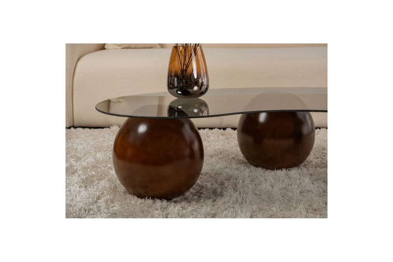 Sofabord Homitis Sofabord Jaromere Valnøtt / Grå Mellommørkt tre, grå - Møbler - Bord - Sofabord