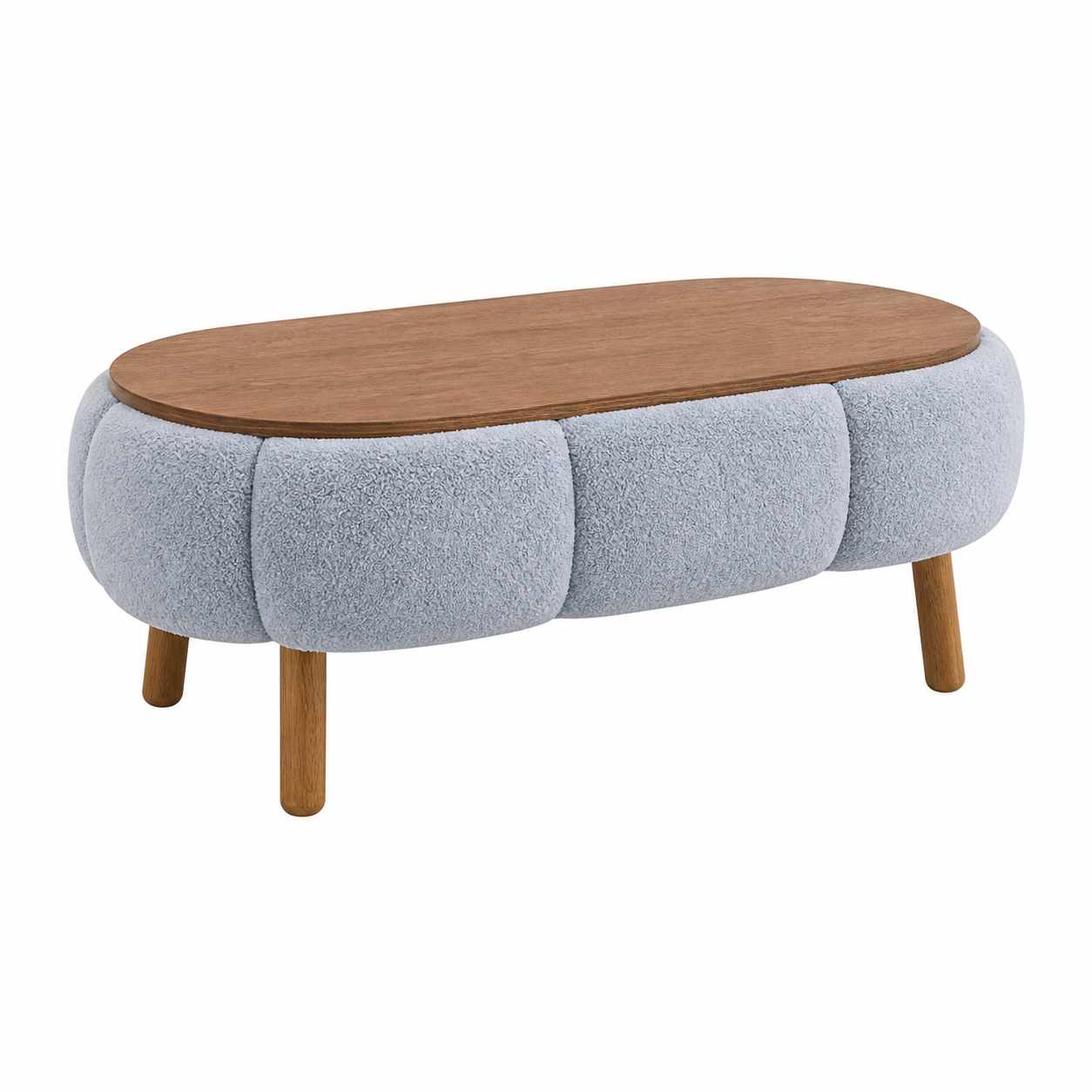 Sofabord Homitis Papatya (98 x 45 x 68 cm) Grå -