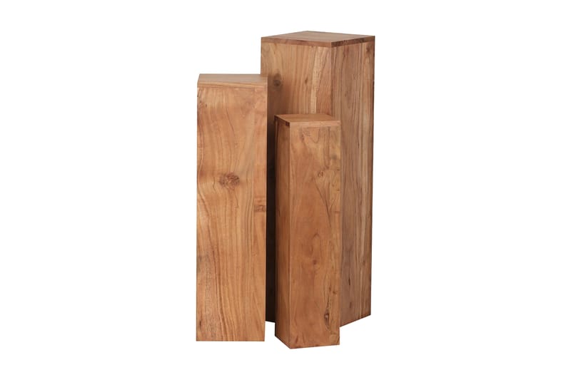 Houman Settbord 25 cm 3 Bord - Akasie - Møbler - Bord - Sofabord