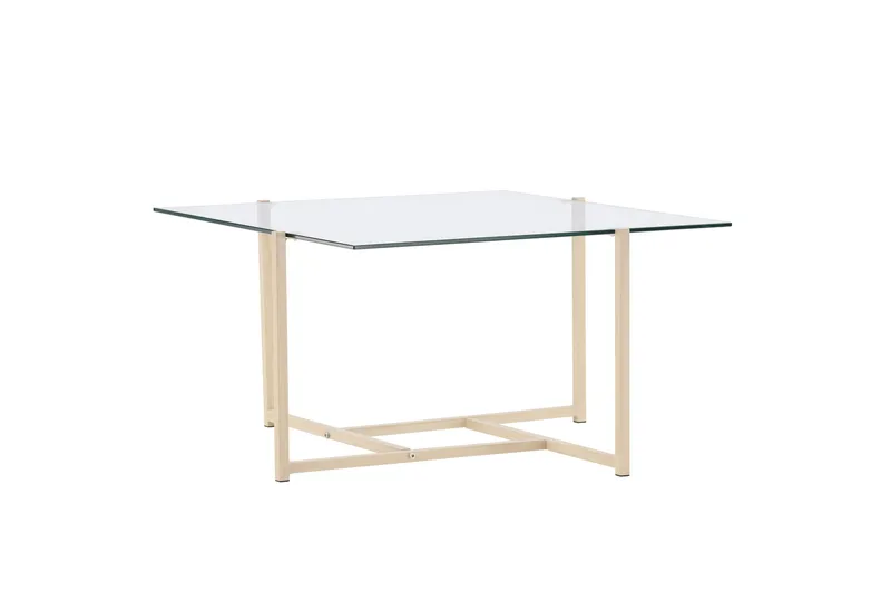 Hybrid Sofabord 80x80 cm - Transparent - Møbler - Bord - Sofabord